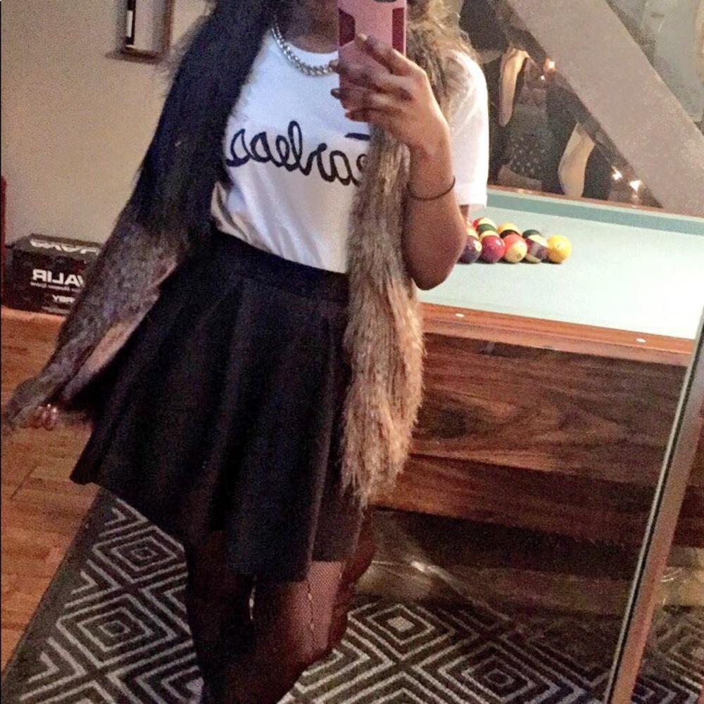 Black scuba skirt - Picture 4 of 7